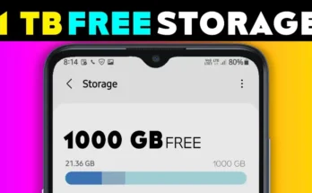 Free 1TB Cloud Storage Space App Download For Android And iPhone
